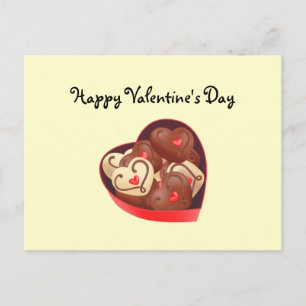 Cartes Pour Fêtes Annuelles Saint Valentin/Chocolats