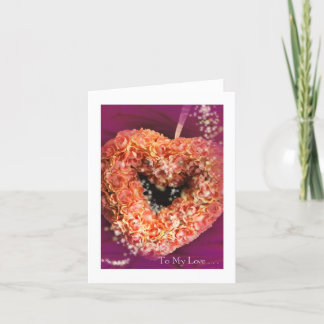 Cartes Pour Fêtes Annuelles Saint Valentin Coeur : À mon amour #4
