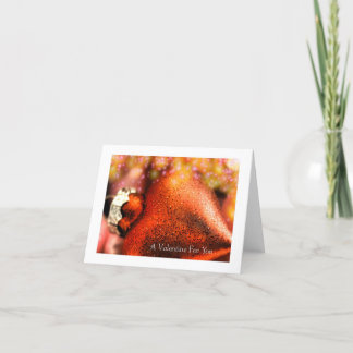 Cartes Pour Fêtes Annuelles Saint Valentin Coeur : Rouge en Parties scintillan