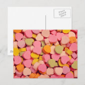 Cartes Pour Fêtes Annuelles Saint Valentin Coeurs bonbons (Devant / Derrière)