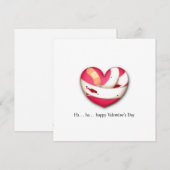 Cartes Pour Fêtes Annuelles Saint Valentin Comique de la Saint-Valentin (Devant / Derrière)