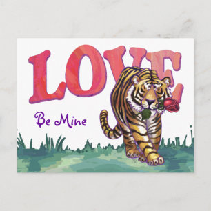 Cartes Pour Fêtes Annuelles Saint Valentin de Tigre