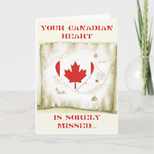 Cartes Pour Fêtes Annuelles Saint-Valentin du coeur et de l'armée canadienne