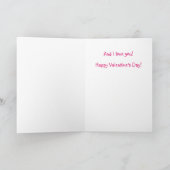 Cartes Pour Fêtes Annuelles Saint-Valentin Écureuil Amoureux (Intérieur)