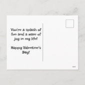 Cartes Pour Fêtes Annuelles Saint-Valentin fin-amical pour enfants (Dos)