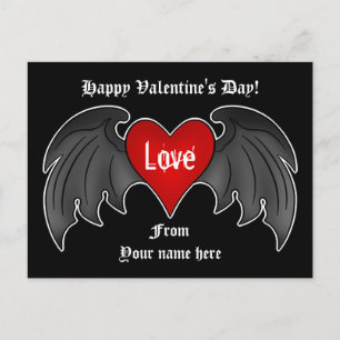 Cartes Pour Fêtes Annuelles Saint-Valentin gothique