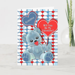 CARTES POUR FÊTES ANNUELLES SAINT-VALENTIN - GRAND-MAMAN - DE BÉBÉ