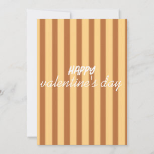 Cartes Pour Fêtes Annuelles Saint-Valentin jaune marron