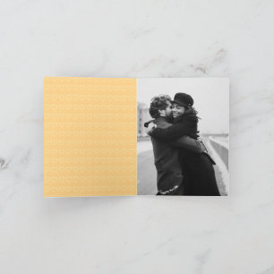 Cartes Pour Fêtes Annuelles Saint-Valentin jaune marron