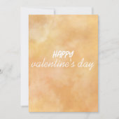 Cartes Pour Fêtes Annuelles Saint-Valentin jaune - marron (Devant)