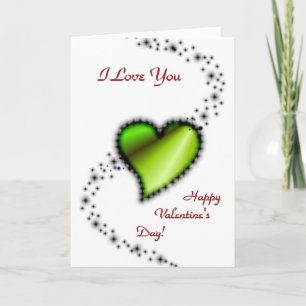 Cartes Pour Fêtes Annuelles Saint Valentin, Je t'aime, Coeur arc-en-ciel