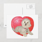 Cartes Pour Fêtes Annuelles Saint Valentin maltais (Devant / Derrière)