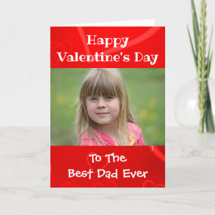 Cartes Pour Fêtes Annuelles Saint-Valentin Meilleur Papa du Monde Enfants Phot