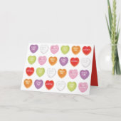 Cartes Pour Fêtes Annuelles Saint Valentin mignon Coeurs de Conversation Whims (Devant)