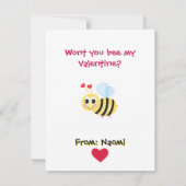 Cartes Pour Fêtes Annuelles Saint-Valentin Mignonne Coeurs d'ours aux amis de  (Dos)