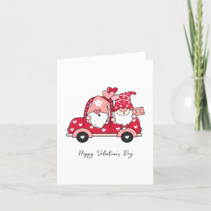 Cartes Pour Fêtes Annuelles Saint-Valentin moderne rouge noir personnalisé