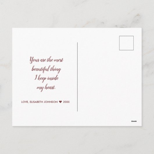 Cartes Pour Fêtes Annuelles Saint Valentin Parties scintillant Coeurs rouges - (Dos)