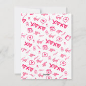 Cartes Pour Fêtes Annuelles Saint-Valentin pastel beige (Dos)