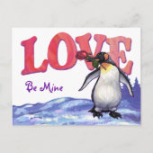 Cartes Pour Fêtes Annuelles Saint-Valentin Penguin (Devant)
