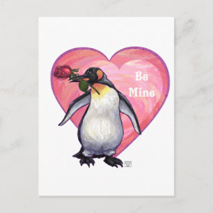 Cartes Pour Fêtes Annuelles Saint-Valentin Penguin