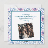 Cartes Pour Fêtes Annuelles Saint Valentin Photo personnalisée Bottes Cowboy (Dos)