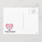 Cartes Pour Fêtes Annuelles Saint Valentin Poméranie Blanche (Dos)