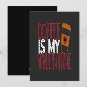 Cartes Pour Fêtes Annuelles Saint-Valentin romantique (Devant / Derrière)