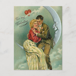Cartes Pour Fêtes Annuelles Saint-Valentin romantique vintage (5)