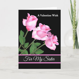 Cartes Pour Fêtes Annuelles Saint Valentin - Roses roses roses roses pour ma s