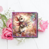 Cartes Pour Fêtes Annuelles Saint Valentin Souris Love Écriture chrétienne