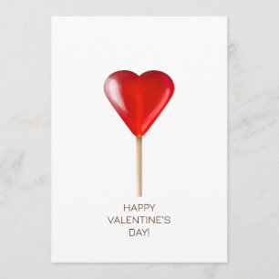 Cartes Pour Fêtes Annuelles Saint Valentin sucré avec la sucrerie de coeur rou