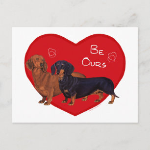 Cartes Pour Fêtes Annuelles Saint-Valentin teckel
