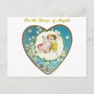 Cartes Pour Fêtes Annuelles Saint-Valentin victorien sur les anges des cadeaux