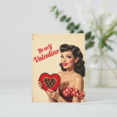 Cartes Pour Fêtes Annuelles Saint-Valentin vintage (Debout devant)