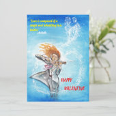 Cartes Pour Fêtes Annuelles Saint Valentin's Souls belle citation (Debout devant)