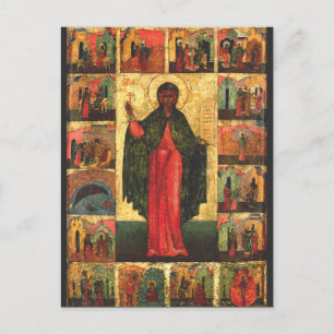 Cartes Pour Fêtes Annuelles Sainte Anastasia la Délivrance Art Byzantin
