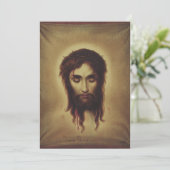 Cartes Pour Fêtes Annuelles Sainte Face de Jésus Christ (Debout devant)
