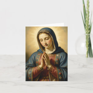 Cartes Pour Fêtes Annuelles Sainte Mère de Dieu – Amour Divin & Protection