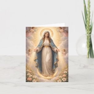 Cartes Pour Fêtes Annuelles Sainte Mère de Dieu Amour Divin & Protection´11