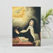 Cartes Pour Fêtes Annuelles Sainte Thérèse d'Avila (Debout devant)