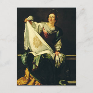 Cartes Pour Fêtes Annuelles Sainte Véronique par Bernardo Strozzi