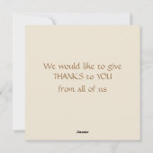 Cartes Pour Fêtes Annuelles Saison de gratitude Champignon d'automne gland pom (Dos)