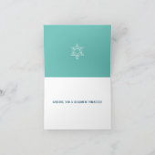 Cartes Pour Fêtes Annuelles Saison de Miracles Menorah (Intérieur)