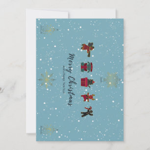 Cartes Pour Fêtes Annuelles Saison de Noël royale