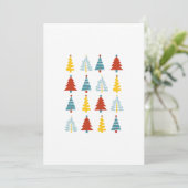 Cartes Pour Fêtes Annuelles Saison de vacances, Joyeux Noël, Arbre de Noël (Debout devant)