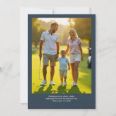 Cartes Pour Fêtes Annuelles Saison hivernale du golf de neige Wishe ・ Photo de (Dos)