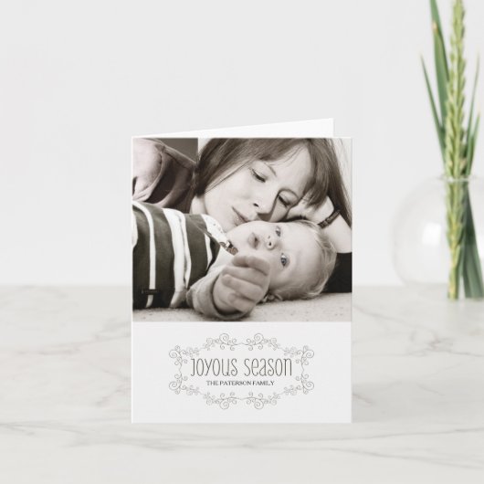 Cartes Pour Fêtes Annuelles saison joyeuse (Devant)