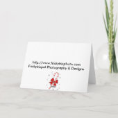 Cartes Pour Fêtes Annuelles Saison Meerkat de salutation (Dos)