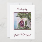 Cartes Pour Fêtes Annuelles Saison Noël (Devant)