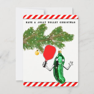 Cartes Pour Fêtes Annuelles Saison Noël de Pickleball